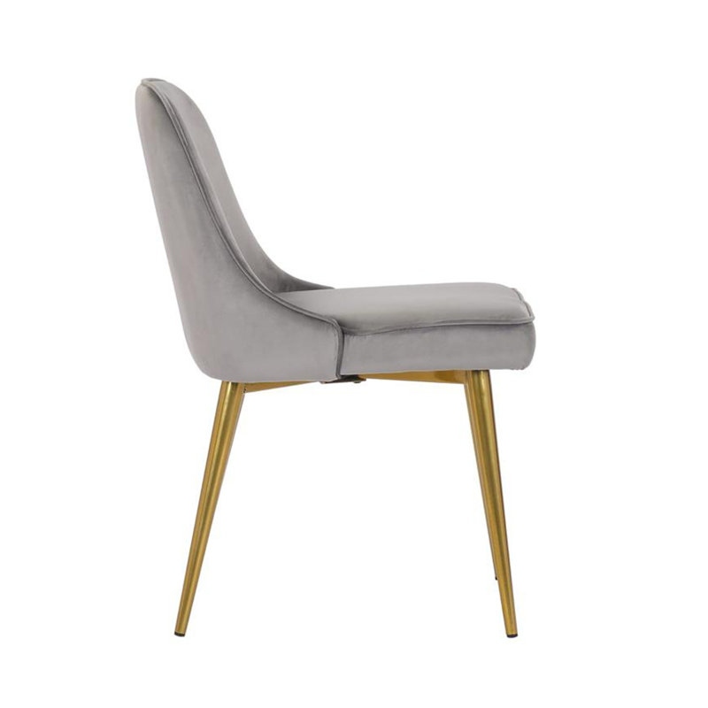 18.3'' H Velvet Upholstered Side Chair