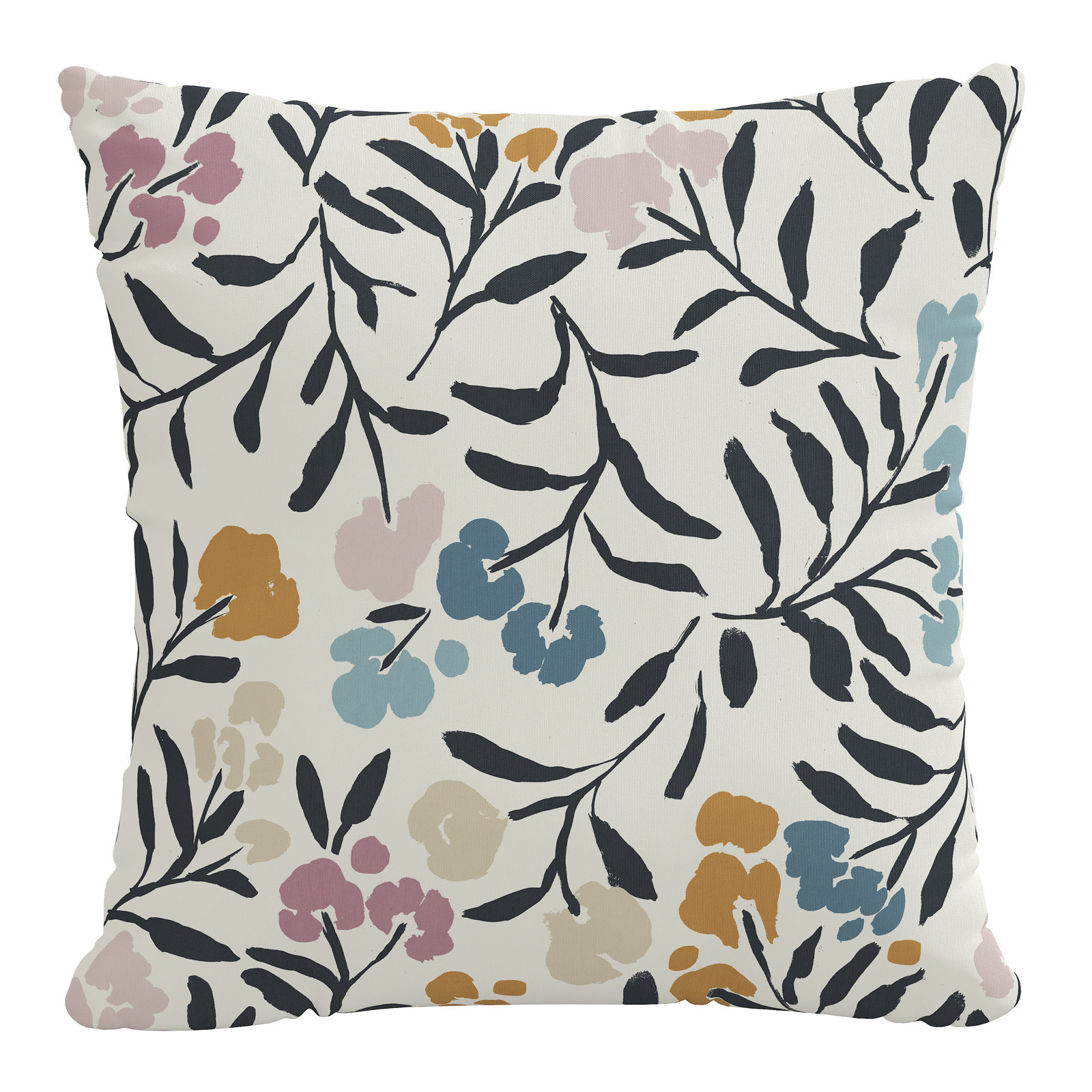 Edwards Floral Indoor/Outdoor Throw Pillow, 22" x 22"