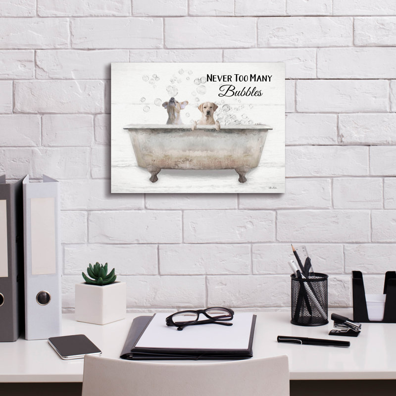 Epic Graffiti «Never Too Many Bubbles» par Lori Dei «Never Too Many Bubbles» par Lori Deiter, H 12 po x l 16 po x P 0,75 po