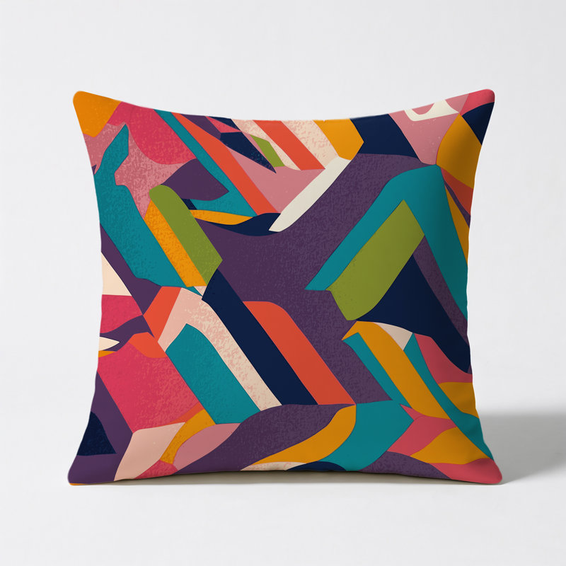 Coussin intérieur et extérieur Luminous Vortex, Square 16"