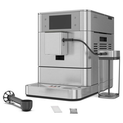 Fully Automatic Espresso Machine in Cast Iron Black