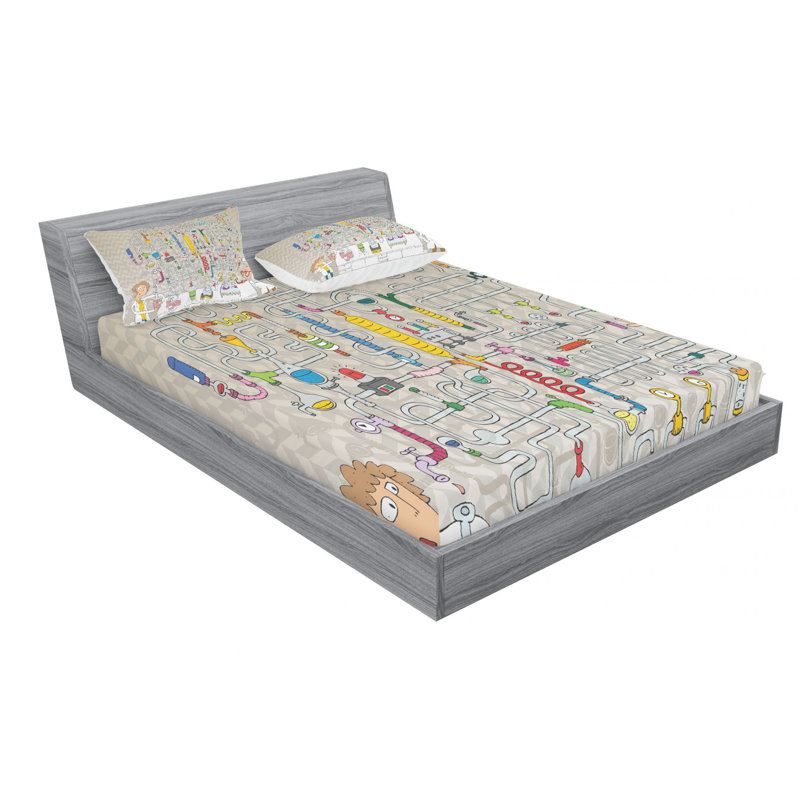 Microfiber Sheet Set, Full Sheet Set with Fitted Sheet