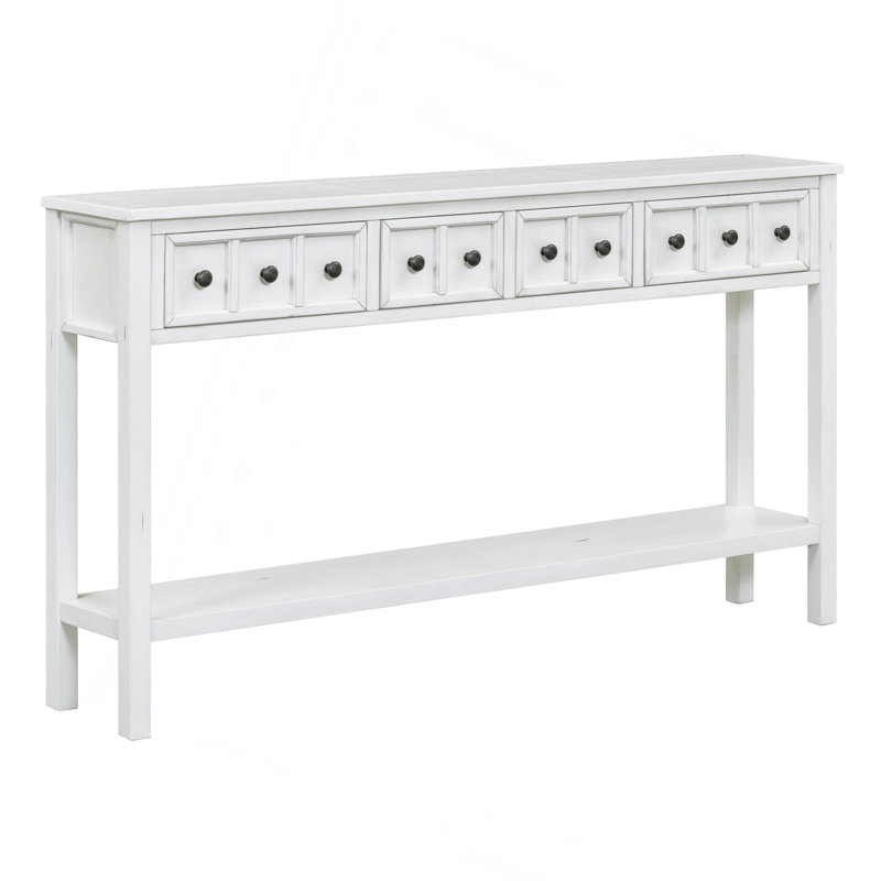 Console Rustic, Blanc antique