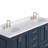72.25'' Double Bathroom Vanity with Carrara Quartz Top-94668823