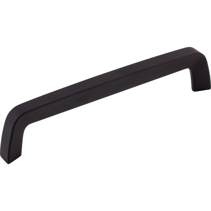 Tapered Bar Pull, Flat Black, 6 5/16" Center to Center