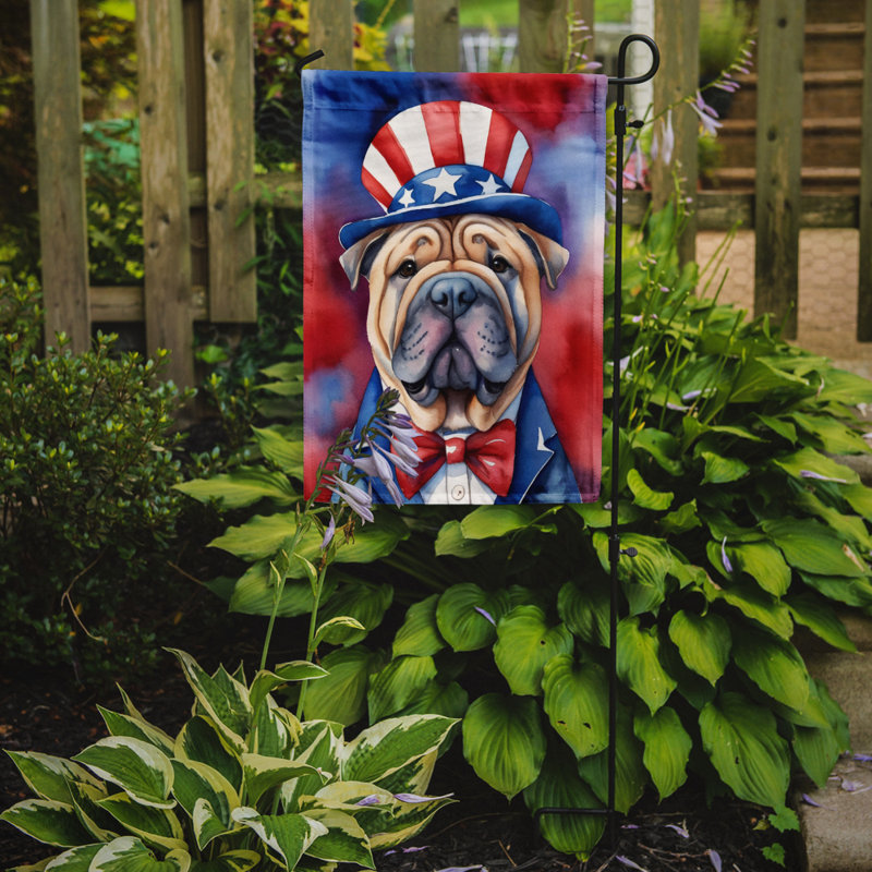 Drapeau patriotique du jardin américain, Shar Pei