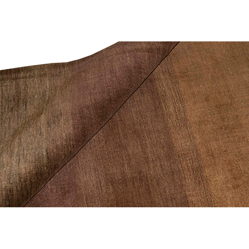 Tapis brun de haute qualité noué à la main