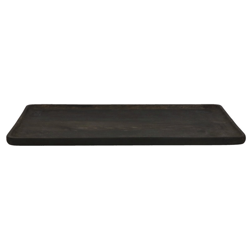 Camptown Solid Wood Tray, Black