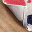 Tapis multicolore à motif graphique pour le salon, la chambre à coucher, la salle à manger et la cuisine Devante-20281340