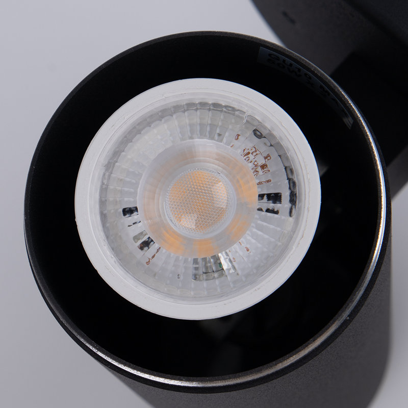 Adeele 8" Modern Outdoor Wall Light In 2 Lights With 2 5W Led Gu10 Replaceable Bulbs