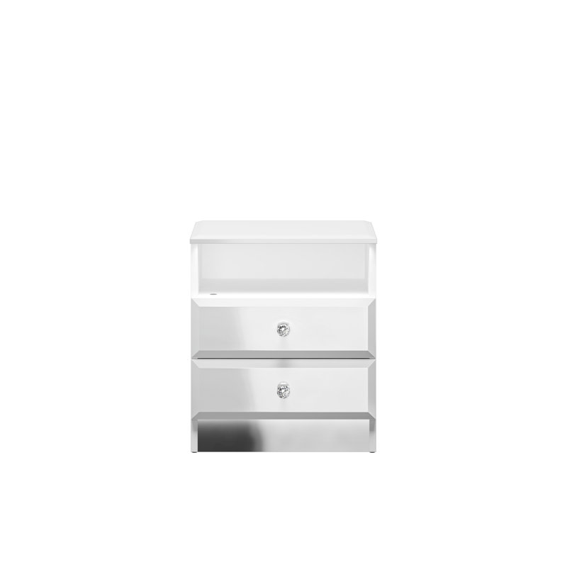 Poe 45cm W Bedside Table
