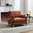 Space-Saving 3-in-1 Convertible Sofa Bed Recliner, Mid-Century Modern Design for Small Spaces, Multi-Functional Furniture with Removable Storage Pockets-430816901