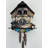  One Day Musical Cuckoo Clock Cottage – 12 in Dancers & Moving Waterwheel – Hand-painted Flowers