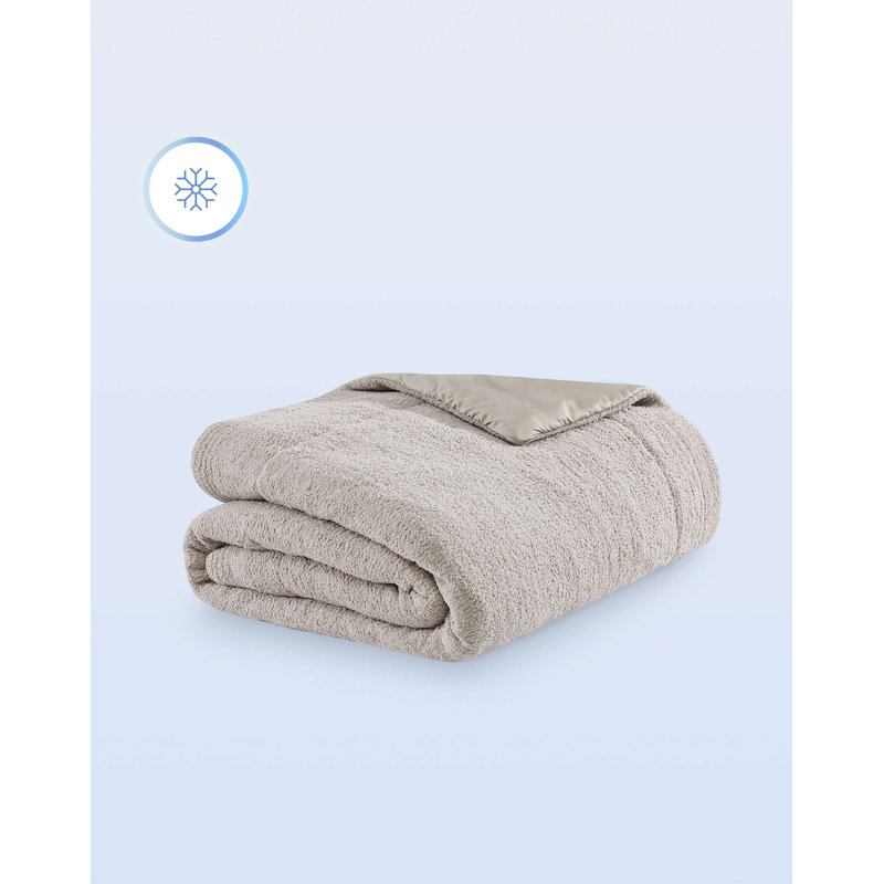 Snug Cooling Comforter, Taupe, Full Comforter