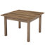 Table de salle à manger carrée 39,4 "avec pieds en bois massif pour 4-132913797