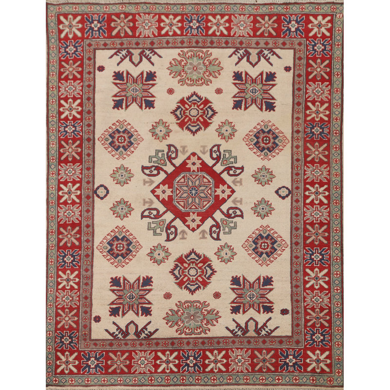 Tapis oriental ivoire Kazak