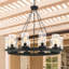 Lustre d'extérieur à 10 lumières Clemons