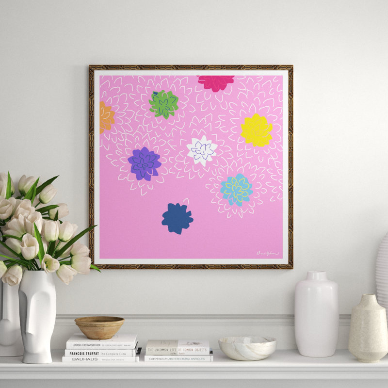 Chrysanthemums Giclee Print by Dana Gibson, Brown
