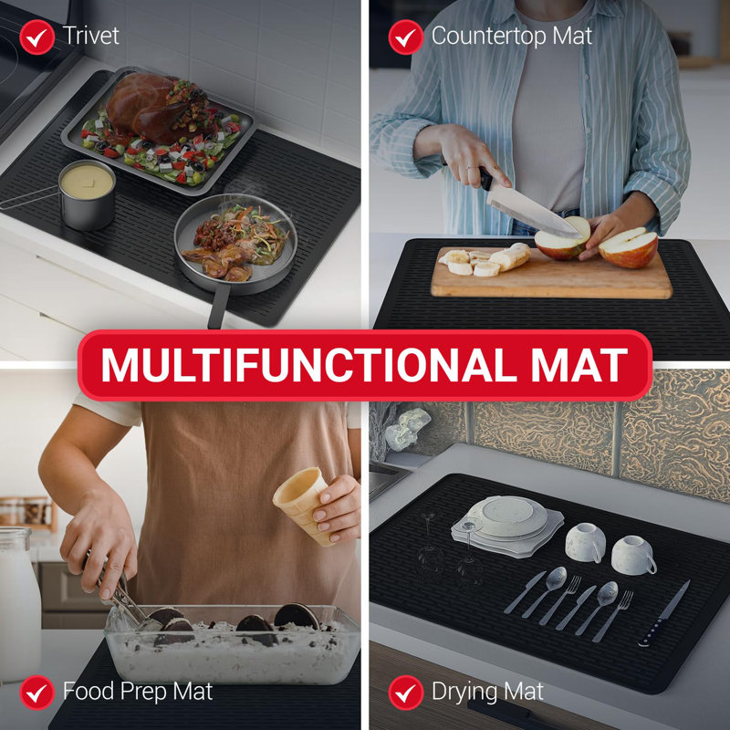 Tapis de cuisinière pour cuisinière électrique (28 x 20 pouces)