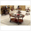 Meuble de salon de style traditionnel en cerisier brun 1 pièce