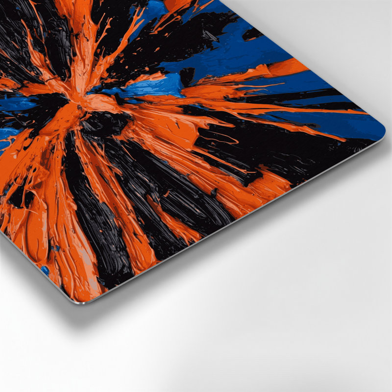 Neo Expressionism 2 Black Metal Wall Art, 144" H x 144" W x 0.05" D