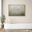 «Green Daisy Flowers Rustic Franch Country», reproduction d'art sur toile encadrée-109881707-109881708
