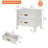 Ashae Top 2 - Drawer End Table Set End Table with Storage-931301772-895997919