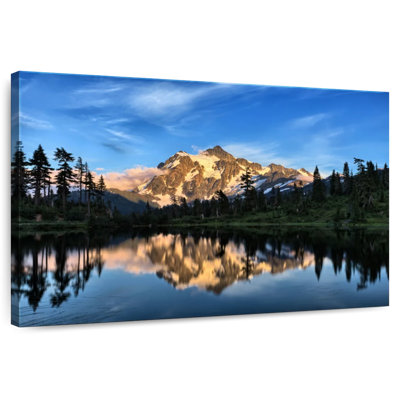 Alvord Mount Shuksan On Picture Lake