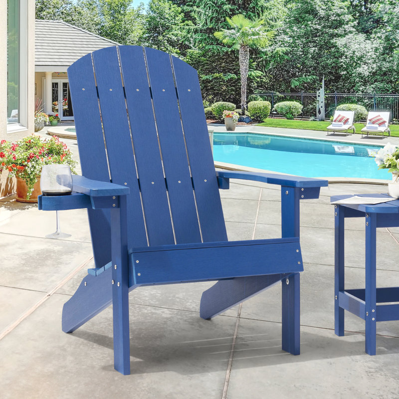 Fauteuil Adirondack Malynn, Bleu marine