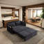 Canapé-lit coulissant avec tête de lit réglable, poches de rangement amovibles et coussins moelleux, tissu en velours, canapé peu encombrant pour le salon et la chambre à coucher-1913705818