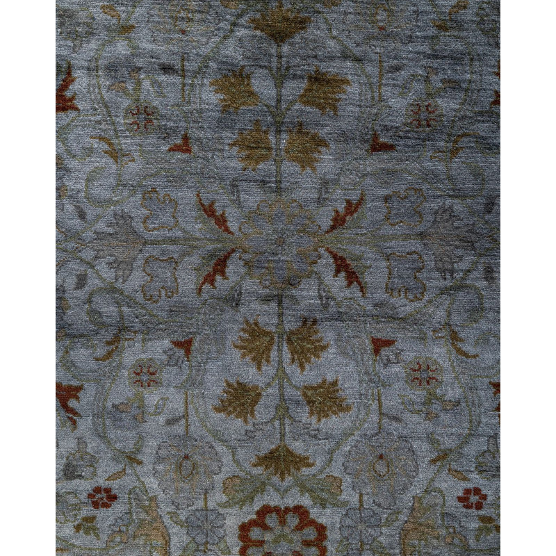 Overyed One-of-a-Kind Rectangle 4'2" X 6'5" Hand Knotted Area Rug