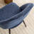 20.1"W Mid-Century Modern Dining Chairs, Fabric/Leather Upholstered Side Chairs, Armless Vanity Chair With Metal Legs For Dining Living Room Vanity Office-2112939680