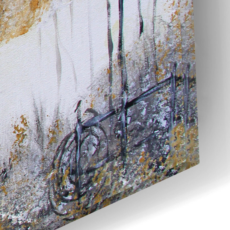  «Forest of Gold A» par Jean Plout, art mural en verre acrylique, H 12 po x l 16 po x P 0,13 po