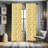 Geometric Semi-Sheer Rod Pocket Curtain Panels-45209788
