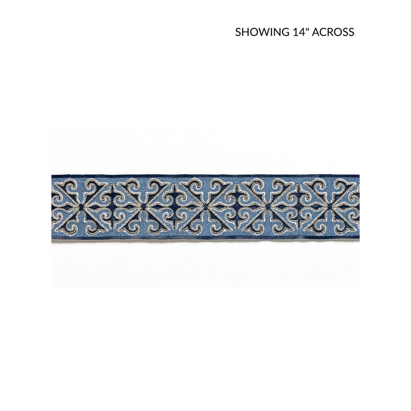 SAXONY EMBELLISHED TAPE, Midnight
