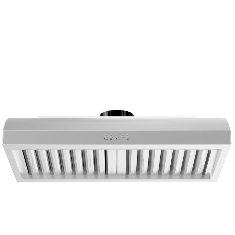 30" 600 CFM Ducted Under Cabinet Range Hood in Brushed 430 Stainless Steel