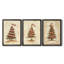 Christmas Holiday Art CDLVI - Toile tendue avec châssis sur mesure - 3 pièces-875276935-875276934