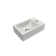 BOCCHI Milano 9.06'' Fireclay Rectangular Bathroom Sink