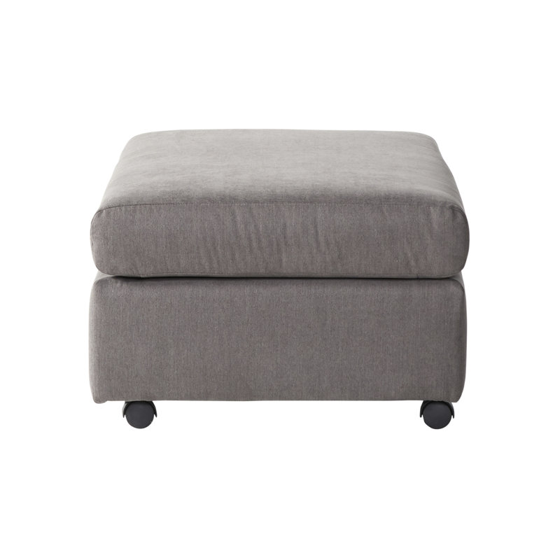 Gris carbone contemporain pour le salon - apparence élégante, mousse haute, fonctionnalité polyvalente dans le style du tissu, silhouette, siège en mousse,