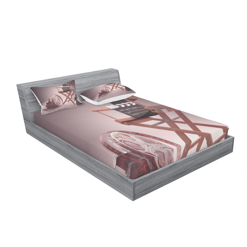 Microfiber Sheet Set, Queen Sheet Set + Fitted Sheet + 2 Pillowcases