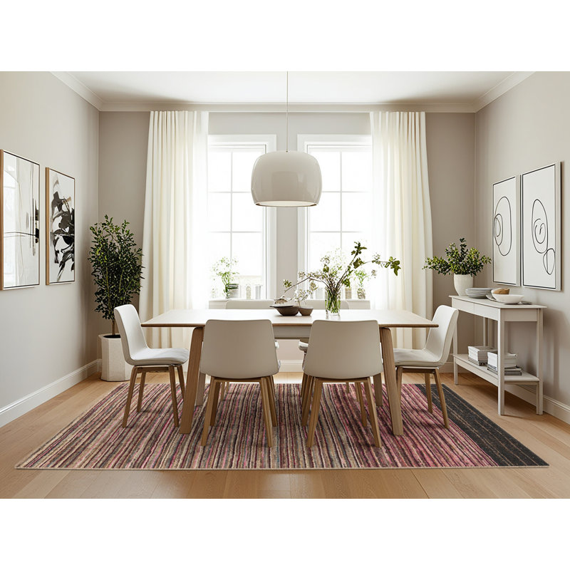 Abstract Indoor Rug, Rectangle 7' x 10'