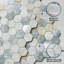 Carreaux de cuisine hexagonaux auto-adhésifs auto-adhésifs pour carrelage mural de cuisine, métal et marbre Honeycomb