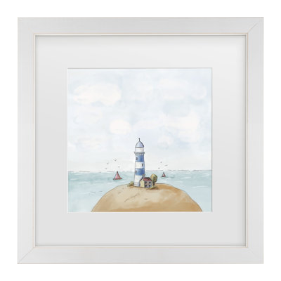 Bolog Xuan Thai Lighthouse Matted Framed Art