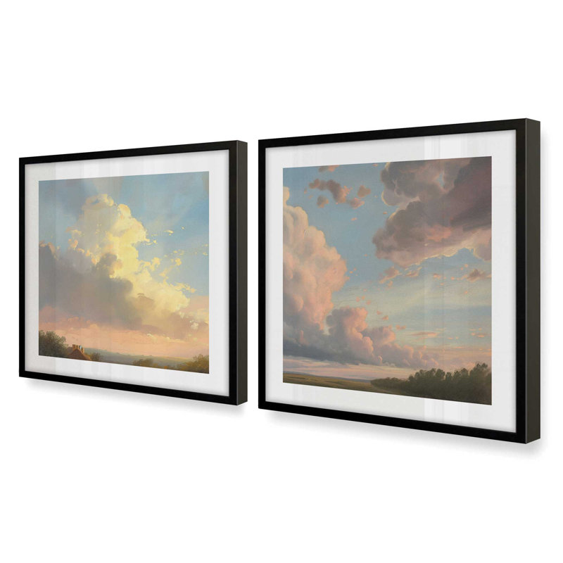 «Brilliant Skies», Noir satiné, H 17,75 po x l 17,75 po