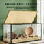 Cage pour petits animaux, grande cage en acrylique pour hamster, cage pour cochon d'Inde
