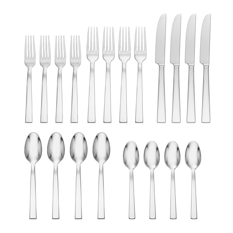 Oneida Aero 20 Piece Fine Flatware Set