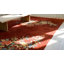 Rectangle Room Size 1930s Coral Knotted Chinese - Art Deco Antique Wool Rug