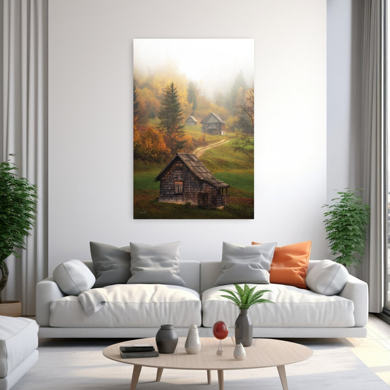 Art contemporain d'automne contemporain, H 60 po x l 40 po
