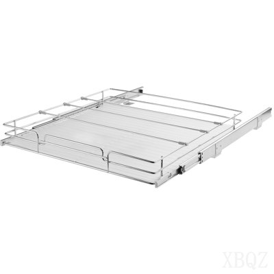 21.5"Wx21"Dx3.5"H Pull Out Cabinet Organizer, Heavy Duty Slide Out Pantry Shelves, Steel Roll Out Drawers, Sliding Drawer Storage for Home Under Sink, 23"Wx22"Dx7"H Install Size for Cabinet