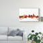 « cincinnati ohio rouge horizon », impression sur toile tendue-1907349209